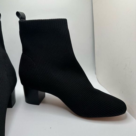 CUSHIONAIRE Women's Neely Stretch bootie +Memory Foam 10 WIDE BLACK - Picture 6 of 7